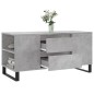 vidaXL Couchtisch Betongrau 102x44,5x50 cm Holzwerkstoff vidaXL Couchtisch Betongrau 102x44,5x50 cm Holzwerkstoff