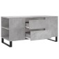 vidaXL Couchtisch Betongrau 102x44,5x50 cm Holzwerkstoff vidaXL Couchtisch Betongrau 102x44,5x50 cm Holzwerkstoff