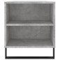 vidaXL Couchtisch Betongrau 102x44,5x50 cm Holzwerkstoff vidaXL Couchtisch Betongrau 102x44,5x50 cm Holzwerkstoff