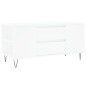 vidaXL Couchtisch Weiß 102x44,5x50 cm Holzwerkstoff vidaXL Couchtisch Weiß 102x44,5x50 cm Holzwerkstoff