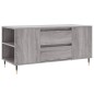 vidaXL Couchtisch Grau Sonoma 102x44,5x50 cm Holzwerkstoff vidaXL Couchtisch Grau Sonoma 102x44,5x50 cm Holzwerkstoff