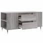 vidaXL Couchtisch Grau Sonoma 102x44,5x50 cm Holzwerkstoff vidaXL Couchtisch Grau Sonoma 102x44,5x50 cm Holzwerkstoff
