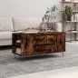 vidaXL Couchtisch Räuchereiche 102x44,5x50 cm Holzwerkstoff vidaXL Couchtisch Räuchereiche 102x44,5x50 cm Holzwerkstoff