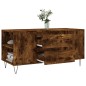 vidaXL Couchtisch Räuchereiche 102x44,5x50 cm Holzwerkstoff vidaXL Couchtisch Räuchereiche 102x44,5x50 cm Holzwerkstoff