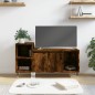vidaXL TV-Schrank Räuchereiche 100x35x55 cm Holzwerkstoff vidaXL TV-Schrank Räuchereiche 100x35x55 cm Holzwerkstoff