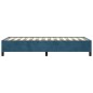 vidaXL Bettgestell Dunkelblau 100x200 cm Samt vidaXL Bettgestell Dunkelblau 100x200 cm Samt