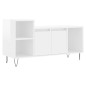 vidaXL TV-Schrank Hochglanz-Weiß 100x35x55 cm Holzwerkstoff vidaXL TV-Schrank Hochglanz-Weiß 100x35x55 cm Holzwerkstoff