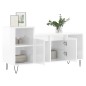 vidaXL TV-Schrank Hochglanz-Weiß 100x35x55 cm Holzwerkstoff vidaXL TV-Schrank Hochglanz-Weiß 100x35x55 cm Holzwerkstoff