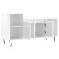 vidaXL TV-Schrank Hochglanz-Weiß 100x35x55 cm Holzwerkstoff vidaXL TV-Schrank Hochglanz-Weiß 100x35x55 cm Holzwerkstoff