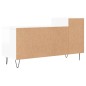 vidaXL TV-Schrank Hochglanz-Weiß 100x35x55 cm Holzwerkstoff vidaXL TV-Schrank Hochglanz-Weiß 100x35x55 cm Holzwerkstoff