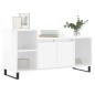 vidaXL TV-Schrank Hochglanz-Weiß 100x35x55 cm Holzwerkstoff vidaXL TV-Schrank Hochglanz-Weiß 100x35x55 cm Holzwerkstoff