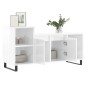 vidaXL TV-Schrank Hochglanz-Weiß 100x35x55 cm Holzwerkstoff vidaXL TV-Schrank Hochglanz-Weiß 100x35x55 cm Holzwerkstoff