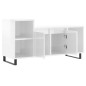vidaXL TV-Schrank Hochglanz-Weiß 100x35x55 cm Holzwerkstoff vidaXL TV-Schrank Hochglanz-Weiß 100x35x55 cm Holzwerkstoff