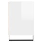 vidaXL TV-Schrank Hochglanz-Weiß 100x35x55 cm Holzwerkstoff vidaXL TV-Schrank Hochglanz-Weiß 100x35x55 cm Holzwerkstoff