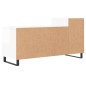 vidaXL TV-Schrank Hochglanz-Weiß 100x35x55 cm Holzwerkstoff vidaXL TV-Schrank Hochglanz-Weiß 100x35x55 cm Holzwerkstoff