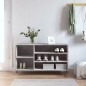 vidaXL Schuhregal Betongrau 102x36x60 cm Holzwerkstoff vidaXL Schuhregal Betongrau 102x36x60 cm Holzwerkstoff