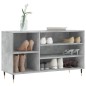 vidaXL Schuhregal Betongrau 102x36x60 cm Holzwerkstoff vidaXL Schuhregal Betongrau 102x36x60 cm Holzwerkstoff