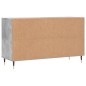 vidaXL Schuhregal Betongrau 102x36x60 cm Holzwerkstoff vidaXL Schuhregal Betongrau 102x36x60 cm Holzwerkstoff