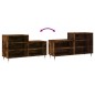 vidaXL Schuhregal Räuchereiche 102x36x60 cm Holzwerkstoff vidaXL Schuhregal Räuchereiche 102x36x60 cm Holzwerkstoff