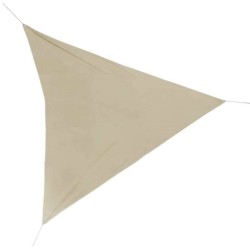 ProGarden Sonnensegel 3x3x3 m Cremeweiß Dreieckig