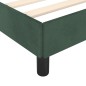 Bettgestell Dunkelgrün 140x190 cm Samt Bettgestell Dunkelgrün 140x190 cm Samt