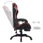 vidaXL Gaming-Stuhl mit RGB LED-Leuchten Rot und Schwarz Kunstleder vidaXL Gaming-Stuhl mit RGB LED-Leuchten Rot und Schwarz Kunstleder