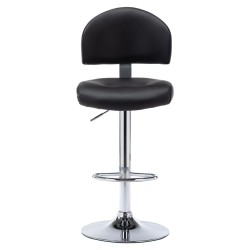 vidaXL Barhocker Schwarz Kunstleder