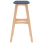 vidaXL Barhocker 2 Stk. Blau Stoff vidaXL Barhocker 2 Stk. Blau Stoff