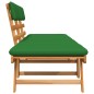 vidaXL Gartenbank mit Auflagen 2-in-1 190 cm Massivholz Akazie vidaXL Gartenbank mit Auflagen 2-in-1 190 cm Massivholz Akazie