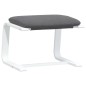 vidaXL Fußhocker Dunkelgrau 51x41x40 cm Stoff vidaXL Fußhocker Dunkelgrau 51x41x40 cm Stoff