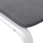 vidaXL Fußhocker Dunkelgrau 51x41x40 cm Stoff vidaXL Fußhocker Dunkelgrau 51x41x40 cm Stoff