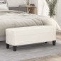 vidaXL Sitzbank Creme 100x35x41 cm Kunstleder vidaXL Sitzbank Creme 100x35x41 cm Kunstleder