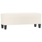 vidaXL Sitzbank Creme 100x35x41 cm Kunstleder vidaXL Sitzbank Creme 100x35x41 cm Kunstleder