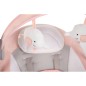Bo Jungle Babywippe Dolphy Grau und Rosa Bo Jungle Babywippe Dolphy Grau und Rosa
