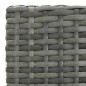 vidaXL Garten-Barhocker mit Kissen 2 Stk. Grau Poly Rattan vidaXL Garten-Barhocker mit Kissen 2 Stk. Grau Poly Rattan
