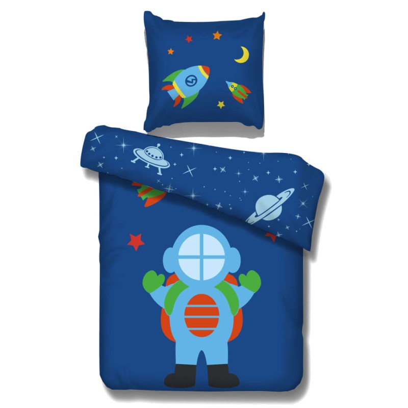 Vipack Bettbezug-Set Astronaut 195x85 cm Baumwolle Vipack Bettbezug-Set Astronaut 195x85 cm Baumwolle