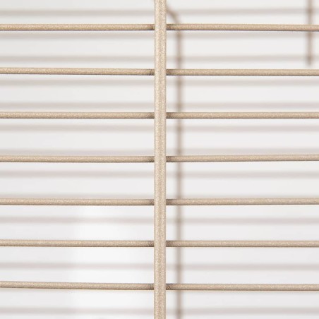 FLAMINGO Sittichkäfig Numfor 1 51x30x60 cm Metallic-Taupe