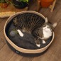 Beeztees Katzenbett Minus One Xana 45x14 cm Grau und Braun Beeztees Katzenbett Minus One Xana 45x14 cm Grau und Braun