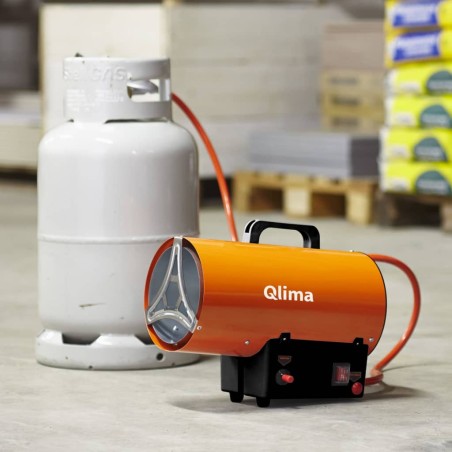 Qlima Gasheizgebläse GFA 1015 19x38x30,5 cm Orange