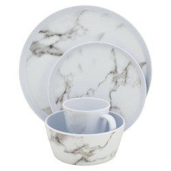 Eurotrail 16-tlg. Geschirr-Set Marble