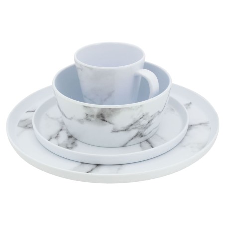 Eurotrail 16-tlg. Geschirr-Set Marble