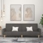 vidaXL Schlafsofa 2-Sitzer Dunkelgrau Stoff vidaXL Schlafsofa 2-Sitzer Dunkelgrau Stoff