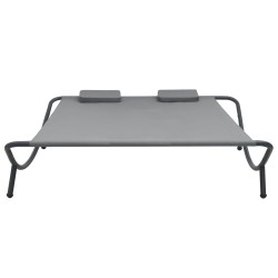 vidaXL Outdoor-Loungebett Stoff Anthrazit
