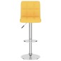 vidaXL Barhocker 2 Stk. Senfgelb Stoff vidaXL Barhocker 2 Stk. Senfgelb Stoff