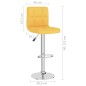 vidaXL Barhocker 2 Stk. Senfgelb Stoff vidaXL Barhocker 2 Stk. Senfgelb Stoff