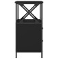 vidaXL Nachttisch Schwarz 34x35,5x70 cm Holzwerkstoff vidaXL Nachttisch Schwarz 34x35,5x70 cm Holzwerkstoff