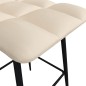 vidaXL Barhocker Creme Samt vidaXL Barhocker Creme Samt