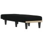 vidaXL Chaiselongue Schwarz Stoff vidaXL Chaiselongue Schwarz Stoff