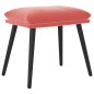 vidaXL Fußhocker Rosa 45x29,5x35 cm Samt vidaXL Fußhocker Rosa 45x29,5x35 cm Samt