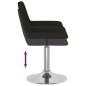 vidaXL Barhocker Schwarz Stoff vidaXL Barhocker Schwarz Stoff